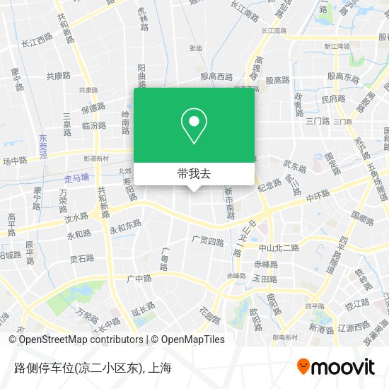 路侧停车位(凉二小区东)地图