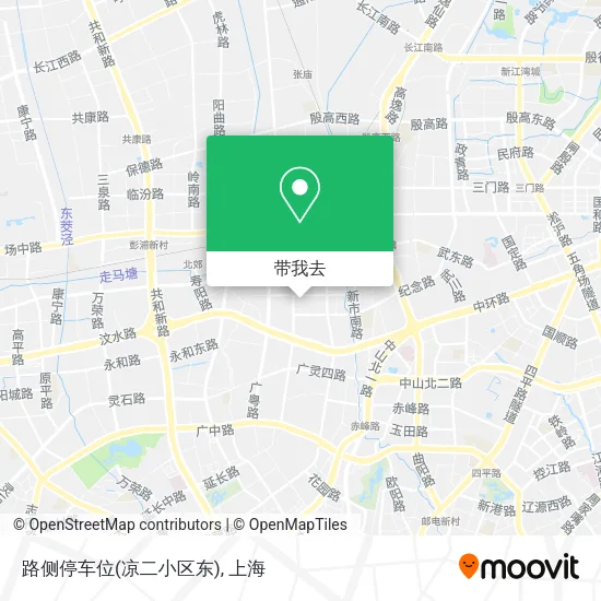 路侧停车位(凉二小区东)地图