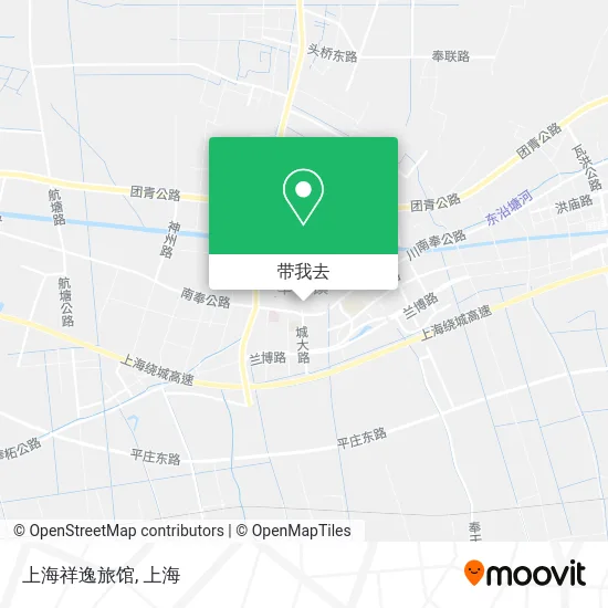 上海祥逸旅馆地图