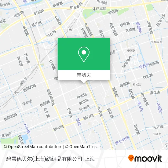 碧雪德贝尔(上海)纺织品有限公司地图