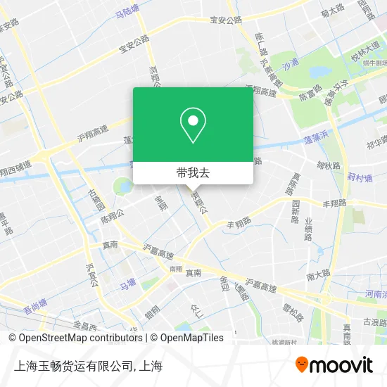 上海玉畅货运有限公司地图