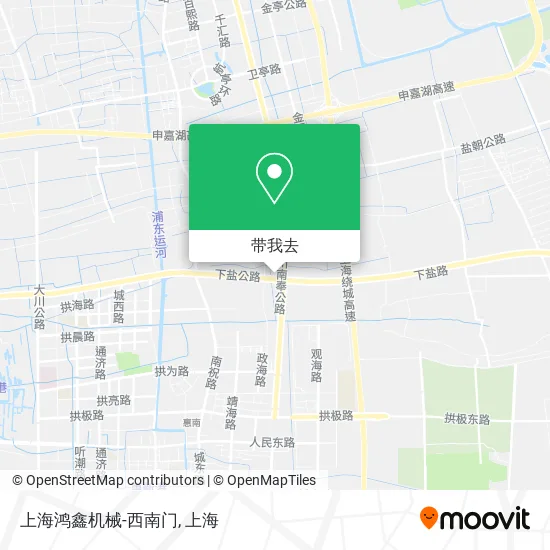 上海鸿鑫机械-西南门地图