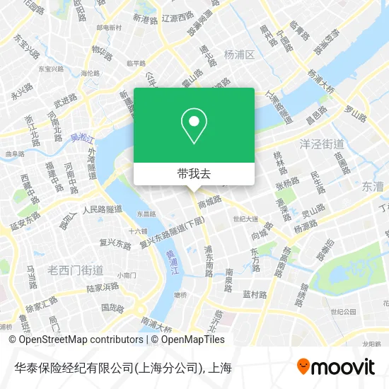 华泰保险经纪有限公司(上海分公司)地图
