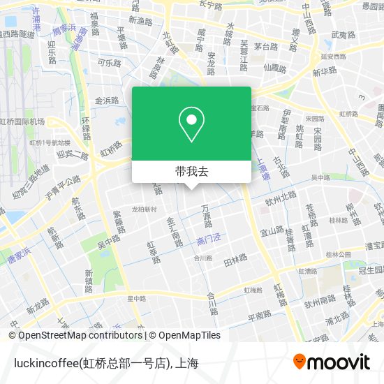 luckincoffee(虹桥总部一号店)地图