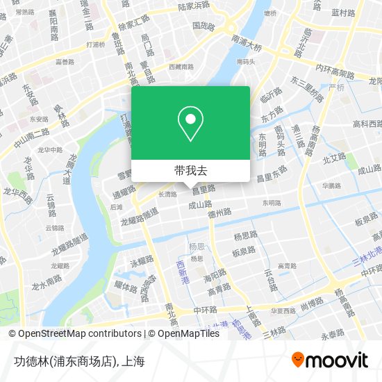 功德林(浦东商场店)地图