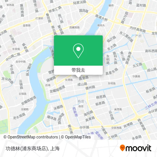 功德林(浦东商场店)地图