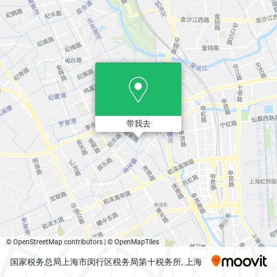 国家税务总局上海市闵行区税务局第十税务所地图