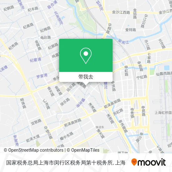 国家税务总局上海市闵行区税务局第十税务所地图