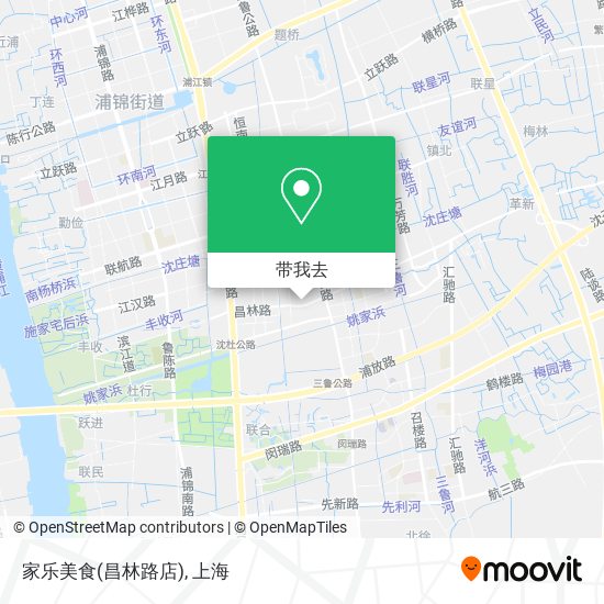 家乐美食(昌林路店)地图