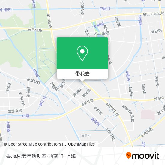 鲁堰村老年活动室-西南门地图