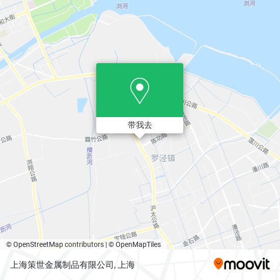 上海策世金属制品有限公司地图