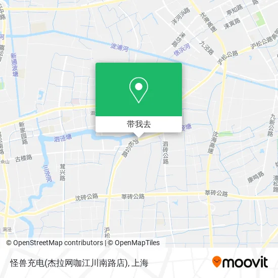 怪兽充电(杰拉网咖江川南路店)地图