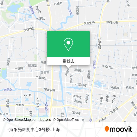 上海阳光康复中心3号楼地图