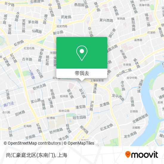 尚汇豪庭北区(东南门)地图
