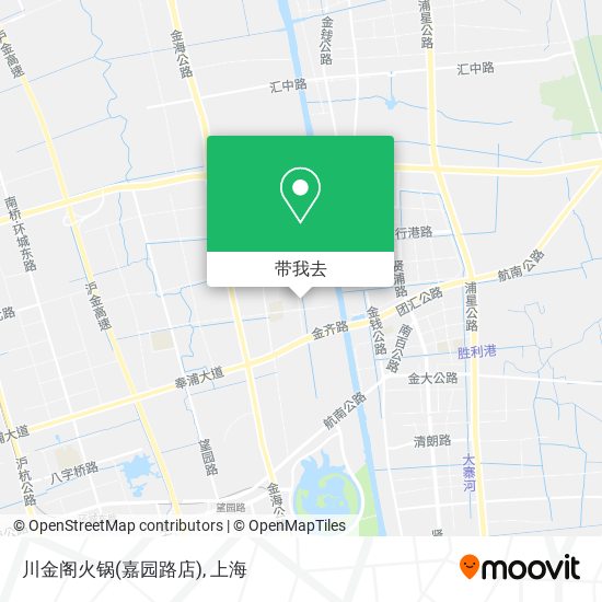 川金阁火锅(嘉园路店)地图