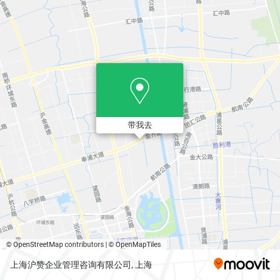 上海沪赞企业管理咨询有限公司地图