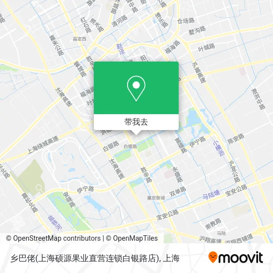 乡巴佬(上海硕源果业直营连锁白银路店)地图