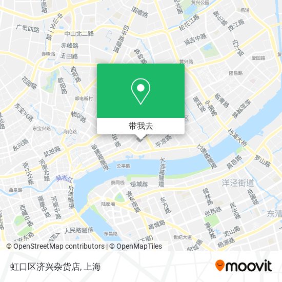 虹口区济兴杂货店地图