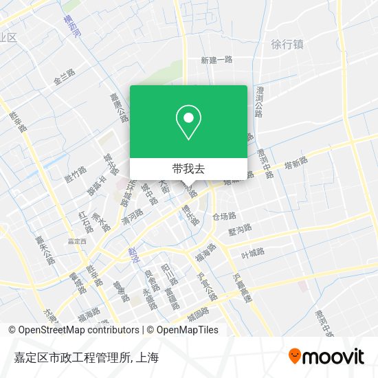 嘉定区市政工程管理所地图