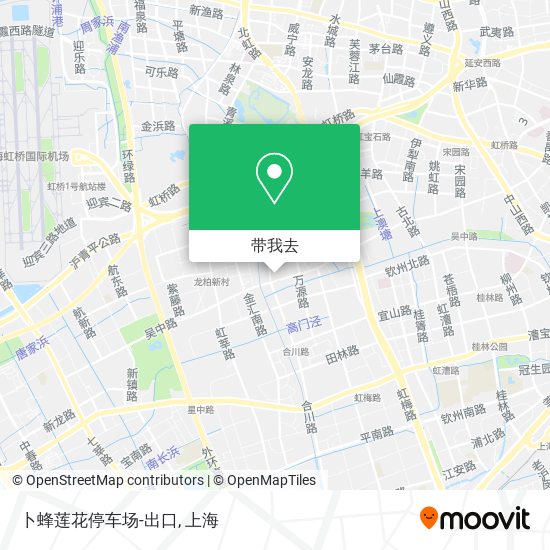 卜蜂莲花停车场-出口地图
