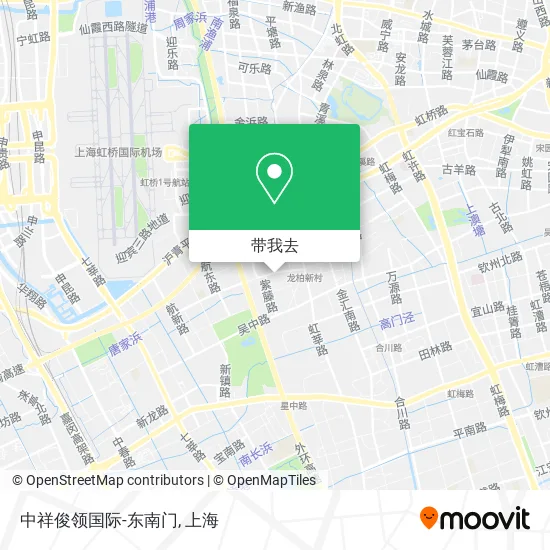 中祥俊领国际-东南门地图
