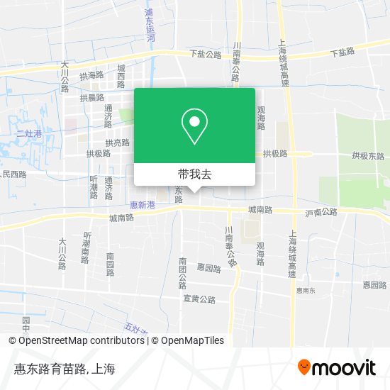 惠东路育苗路地图