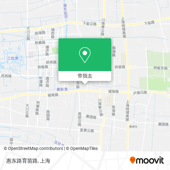 惠东路育苗路地图