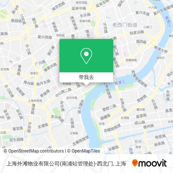 上海外滩物业有限公司(南浦站管理处)-西北门地图