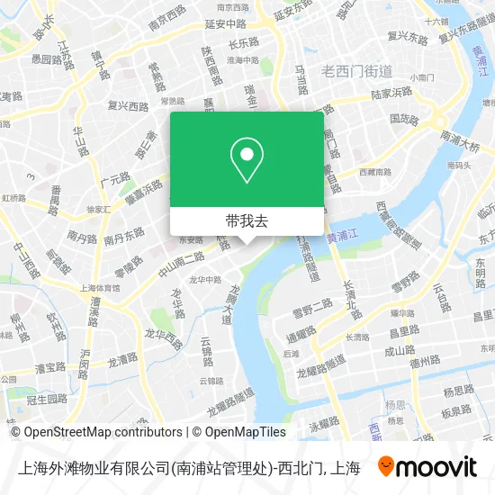 上海外滩物业有限公司(南浦站管理处)-西北门地图