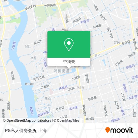 PG私人健身会所地图