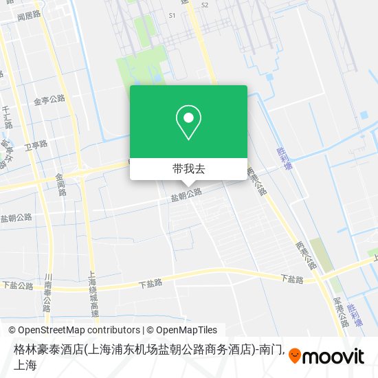 格林豪泰酒店(上海浦东机场盐朝公路商务酒店)-南门地图