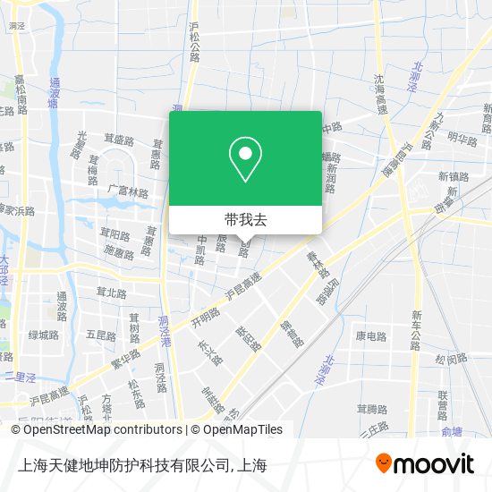 上海天健地坤防护科技有限公司地图