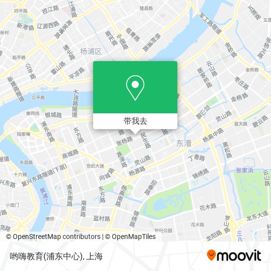 哟嗨教育(浦东中心)地图