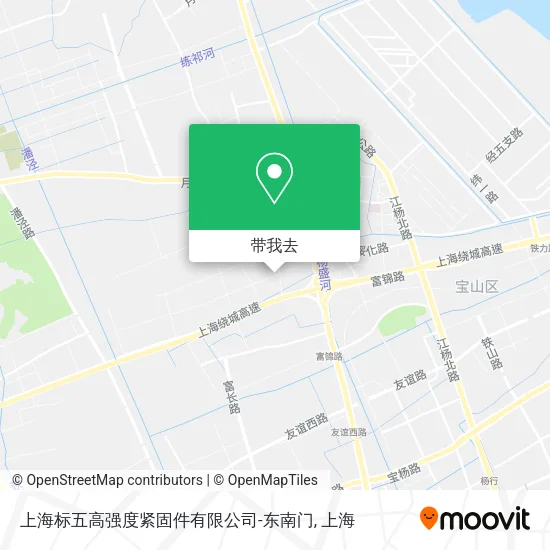 上海标五高强度紧固件有限公司-东南门地图