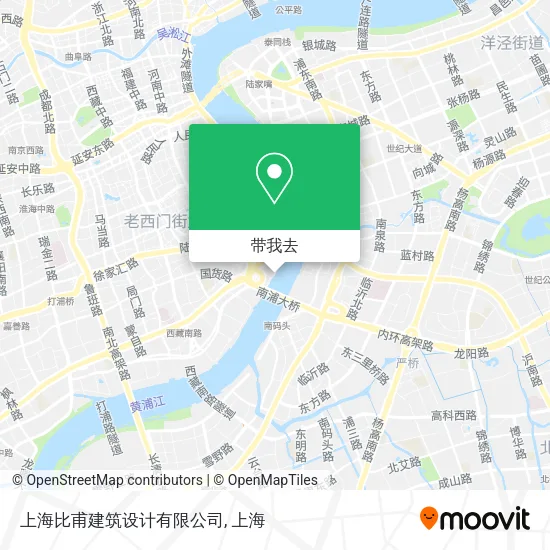 上海比甫建筑设计有限公司地图