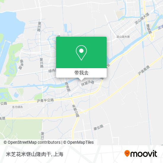 米芝花米饼山隆肉干地图