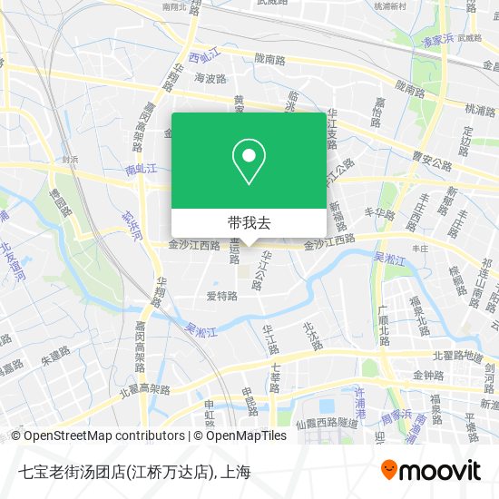 七宝老街汤团店(江桥万达店)地图