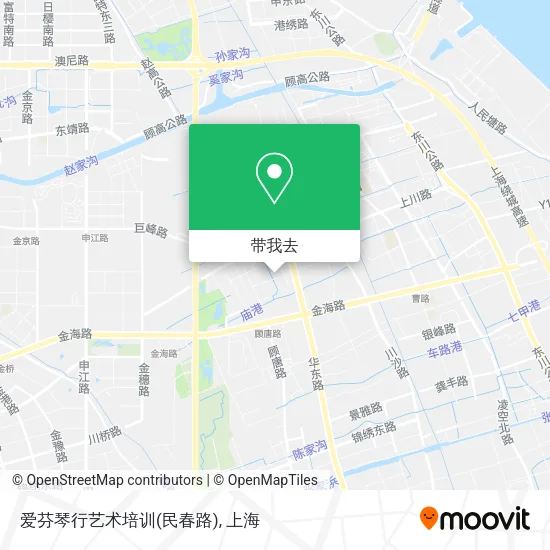 爱芬琴行艺术培训(民春路)地图