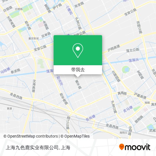 上海九色鹿实业有限公司地图