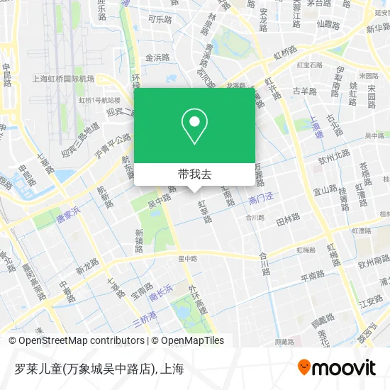 罗莱儿童(万象城吴中路店)地图