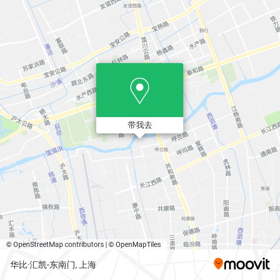 华比·汇凯-东南门地图