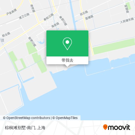 棕榈滩别墅-南门地图