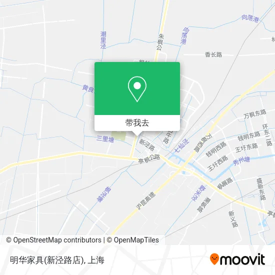 明华家具(新泾路店)地图