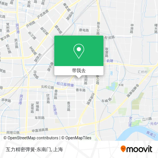 互力精密弹簧-东南门地图