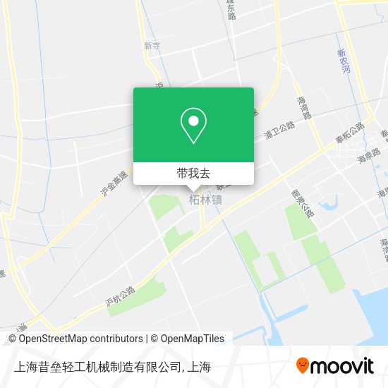 上海昔垒轻工机械制造有限公司地图