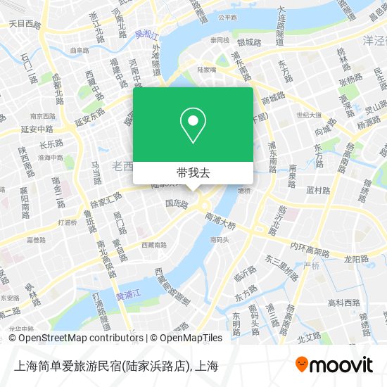 上海简单爱旅游民宿(陆家浜路店)地图