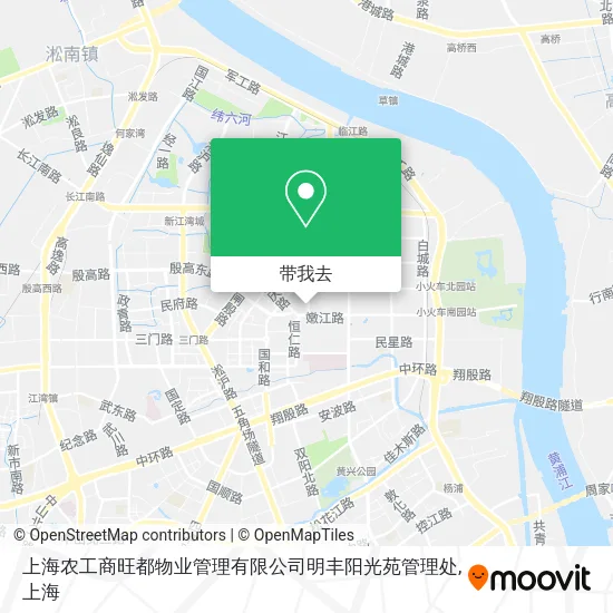上海农工商旺都物业管理有限公司明丰阳光苑管理处地图