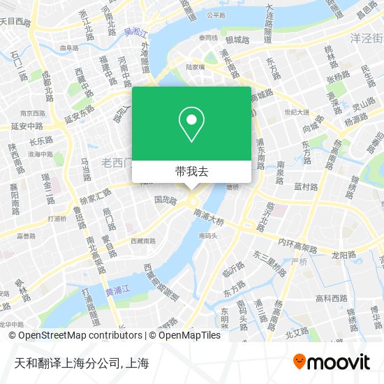 天和翻译上海分公司地图