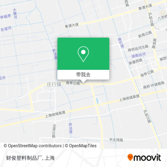 财俊塑料制品厂地图