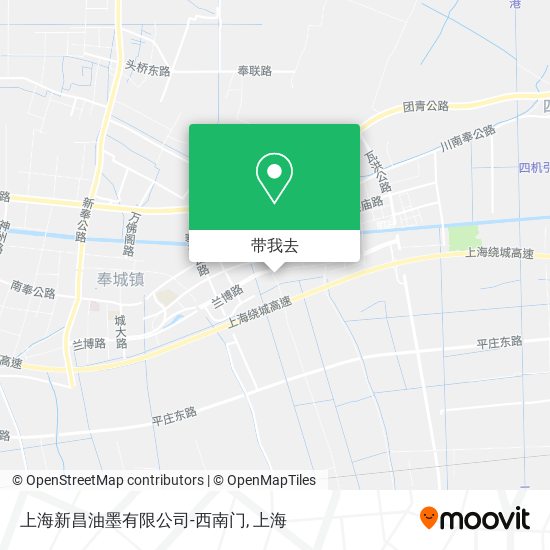 上海新昌油墨有限公司-西南门地图